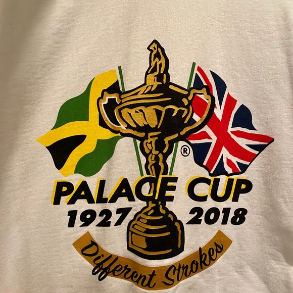 🆕Palace Par Crew in White FW18, size small - Picture 3 of 7